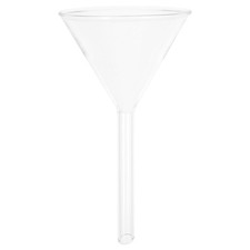 Entonnoir en verre transparent