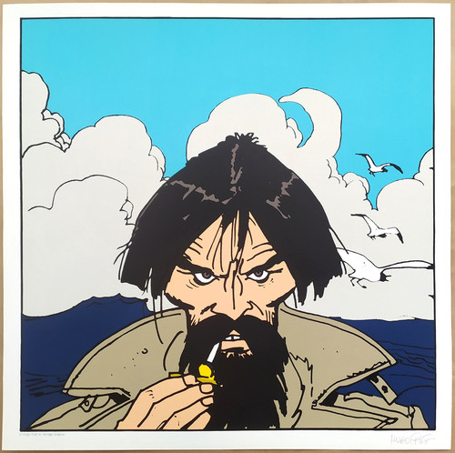 Serigraphie hugo pratt corto - pratt,