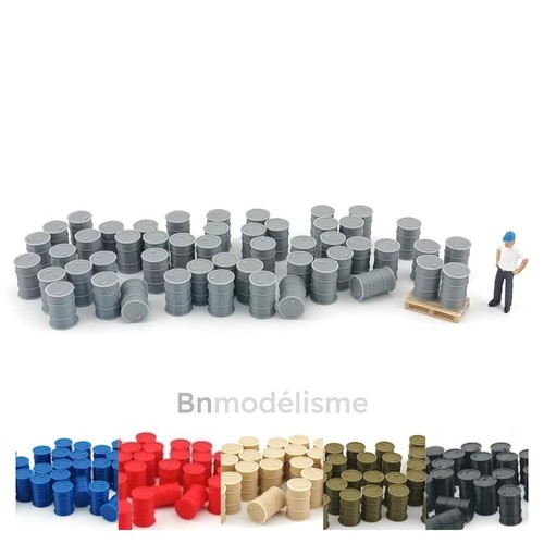 Lot barils bidons fûts - 50,