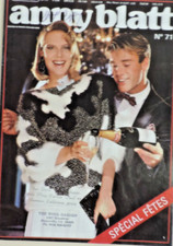 Vintage Anny Blatt #71 Special Fetes Knitting Women Evening Sweaters 1980s