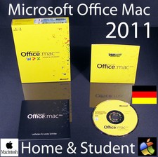 Microsoft Office Mac 2011 Famille et Étudiant 3 Mac Box + DVD Family Pack + emballage d'origine