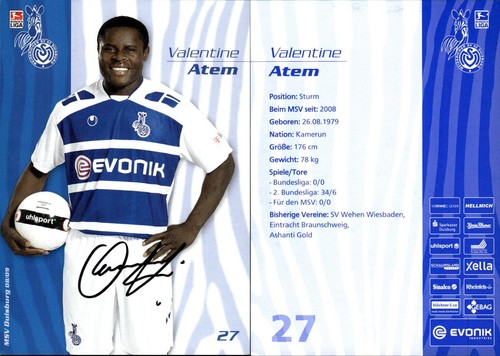 Valentin atem msv duisburg - atem,
