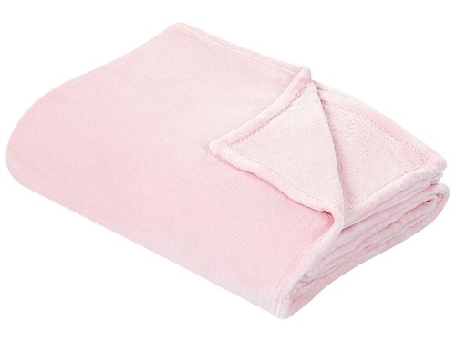 Couvre lit rose polyester - couvre-lit,