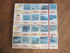 + Set of 20 Vintage Matchboxes Spain 1982 Football World Cup, Stadium +