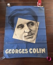 Paul Colin – Affiche originale “Georges Colin” circa 1930 Art Déco  H. Chachoin