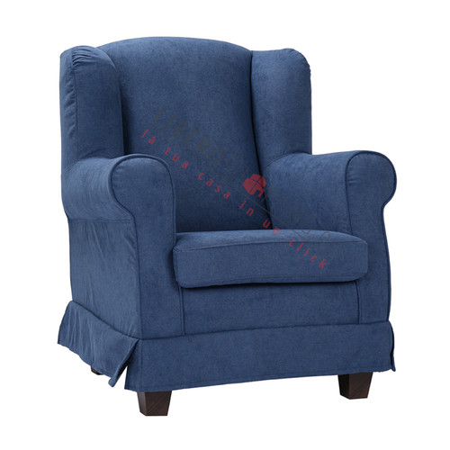 Fauteuil rembourré bergere - fauteuil, en