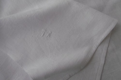 Nappe vintage avec discret