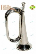 Bugle Fini Nickel Ancienne École Orchestre Band Bugle Bigul Cadeaux Classiques