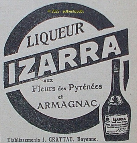 Publicite izarra liqueur aux - publicite,