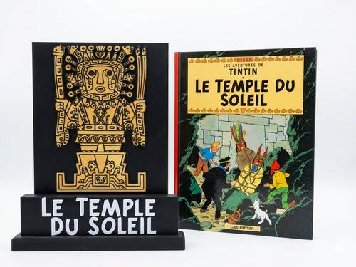 Stèle tintin temple - tintin,
