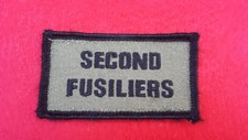 English Army Fabric Badge (Second Riflemen) (7 x 4 cm)?4a.