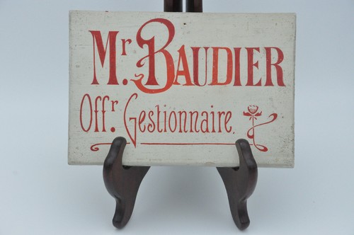Ancien panneau enseigne