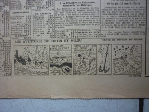 Tintin journal soir - tintin, /