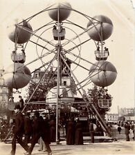 FRANCE Circa 1890 Fairgrounds One Wheel