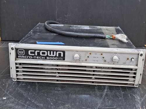 Crown macro tech 5000vz - crown, macro-tech