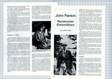 (6177) John Panton Nurseryman Litton Wells Somerset Exbridge  - 1969 Article