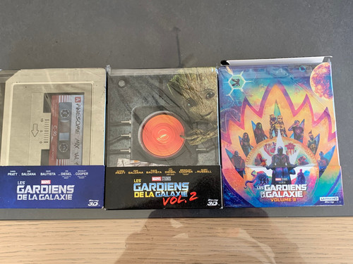 Trilogie steelbook bluray les - steelbook,