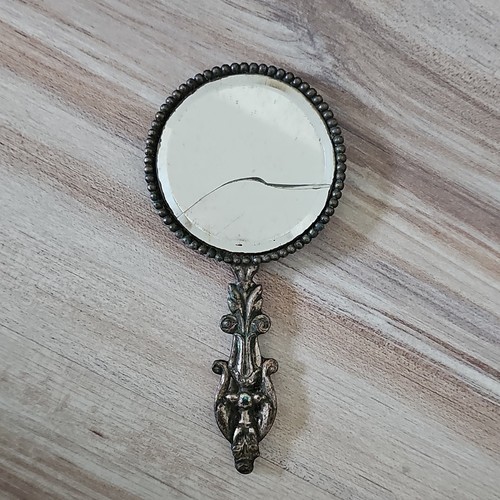 Miroir main rond - miroir, à
