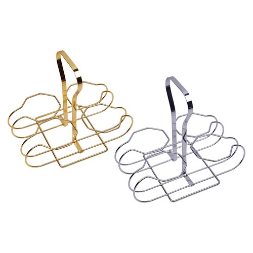 Panier porte bouteilles fer - panier, en