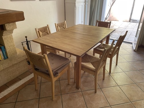 Table bois massif avec - massif,