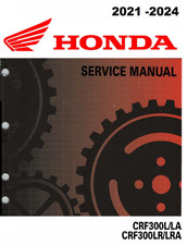 Honda CRF300L CRF300LA CRF300LR CRF300LRA 2021-2024 Comb Bound Book