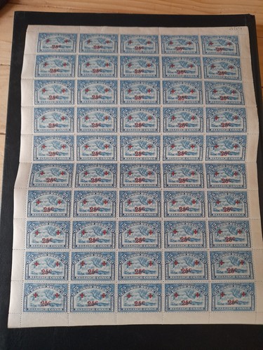Feuille congo belge - congo,