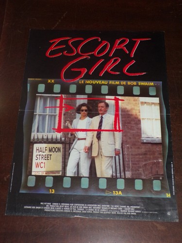 Affiche escort girl 1986 - affiche, "