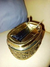 Cendrier à clapet en laiton