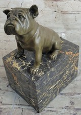 Lourd Bronze Métal Bouledogue