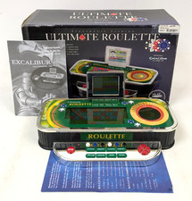 Excalibur Electronic Ultimate Roulette Game Arcade Casino Mini Table ~ WORKS