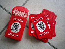 mini jeux de cartes publicitaire feu nestor martin ( jacques DE Craene Mouscron)