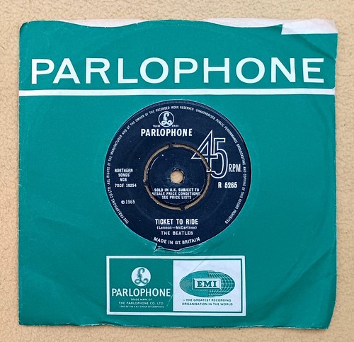 Beatles ticket ride - "ticket, ride"