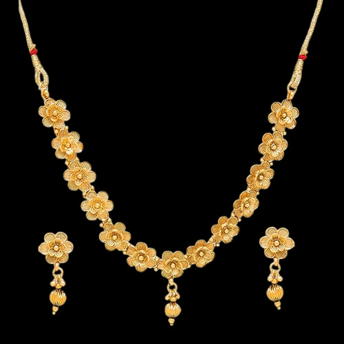 Beau 22k plaqué collier - beau, or