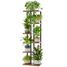 Support Plantes Interieur, Support Plante 6 Niveaux en Métal pour Multiple Pl...