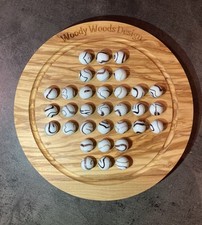 Jeu du Solitaire en olivier