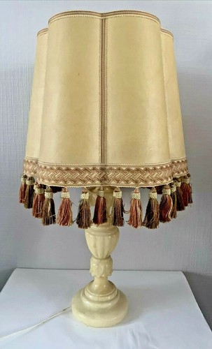 Lampe albatre avec - lampe,