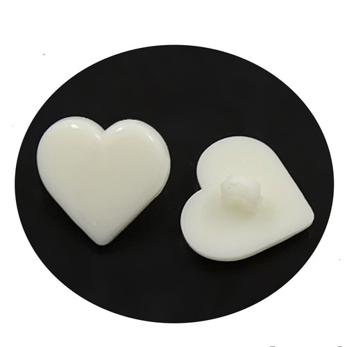 Boutons tige blanc forme - boutons,