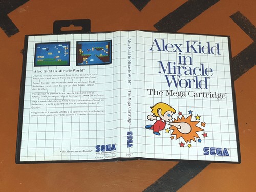 Sega master system alex kidd - sega,