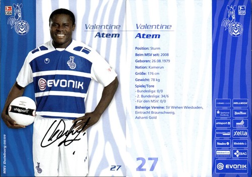 Valentine atem msv duisburg - atem,