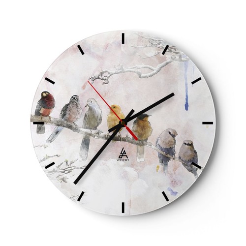 Horloge murale verre - murale,