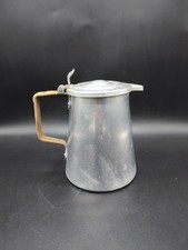 Antique Aluminum Coffee Maker, 1L, Stamped A.S Lyon, Vintage