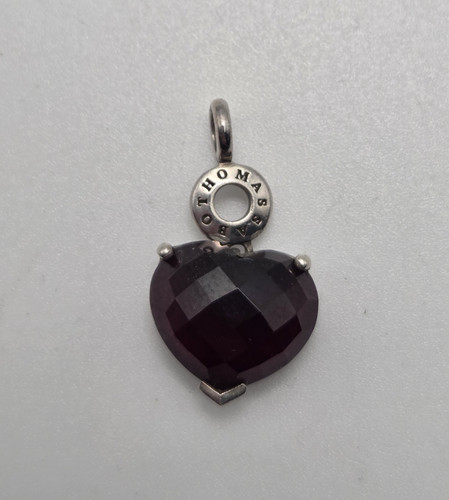 Beau charm coeur rouge - charm,,