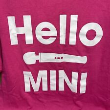 Vibrator Shirt Vibratex Magic Wand Mini Size L Pink Cordless Massager