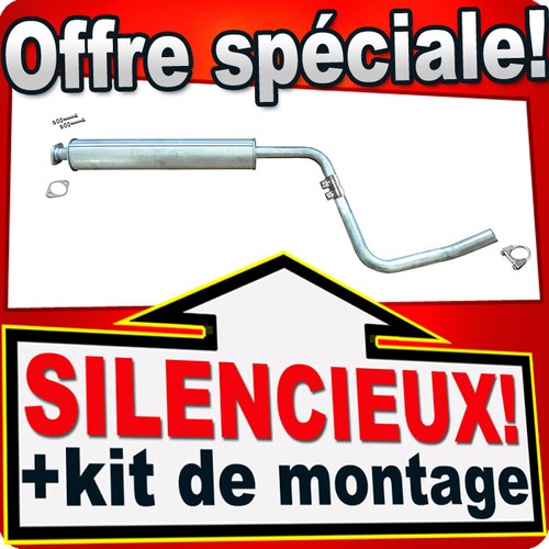 Silencieux intermédiaire pour - silencieux,