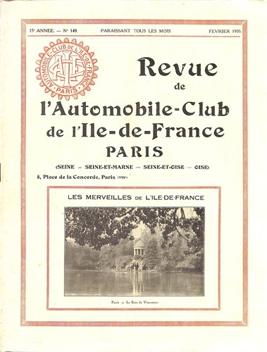 Revue automobile club de - revue, l'automobile-club