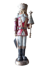 Casse-Noisettes, Soldat Polyrésine Avec Lumières LED H 45 X 11 CM Dueesse Noël