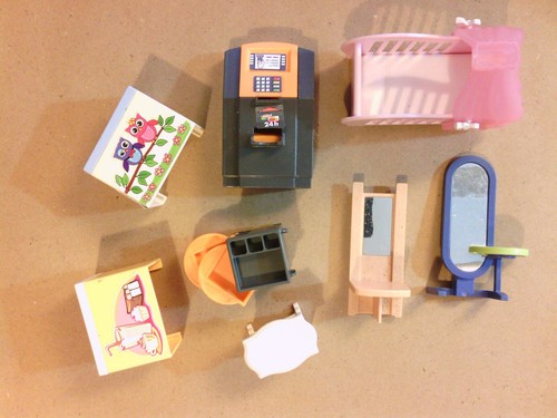 Lot playmobil grand lit - /,
