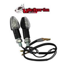 Déstockage neuf Paire clignotants Victoria Bull mini arrow led noir moto 50cc