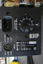 REVOX B77  STUDER ALIM vintage