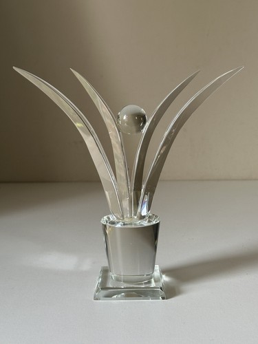 Sculpture florale cristal - sculpture,